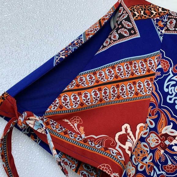 RM LL Women's Dress Size 2X Round Neck Short Sleev - Picture 2 of 7